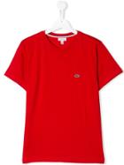 Lacoste Kids Teen Embroidered Logo T-shirt