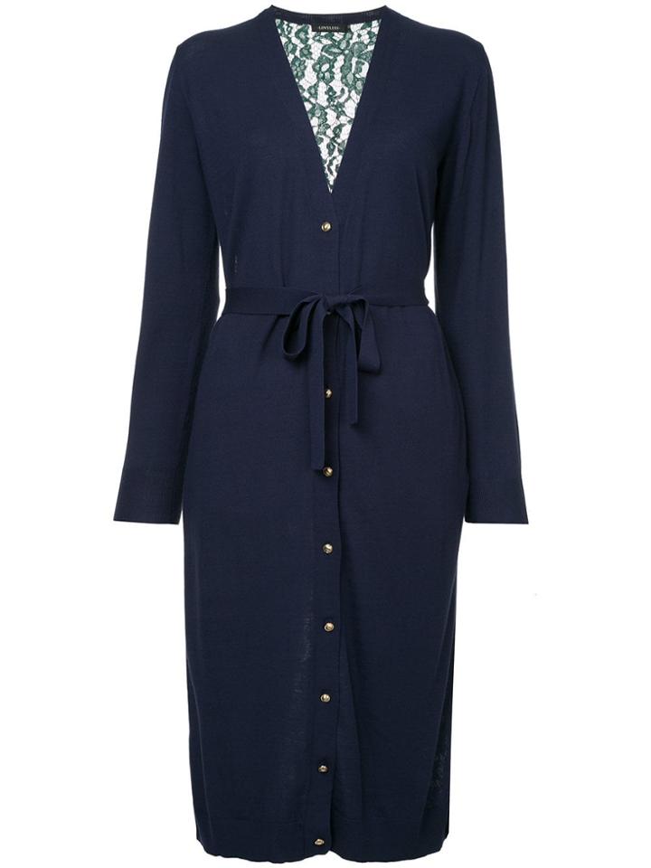 Loveless Belted Waist Coat - Purple