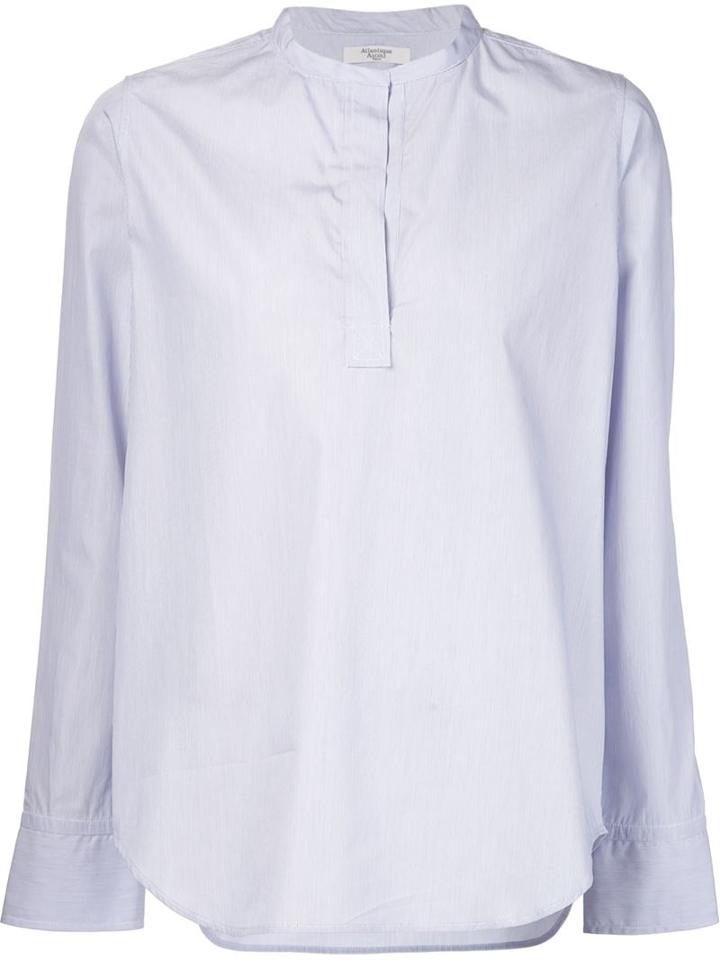 Atlantique Ascoli Band Collar Blouse