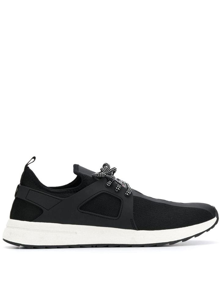 Versace Jeans Couture Coated Sneakers - Black