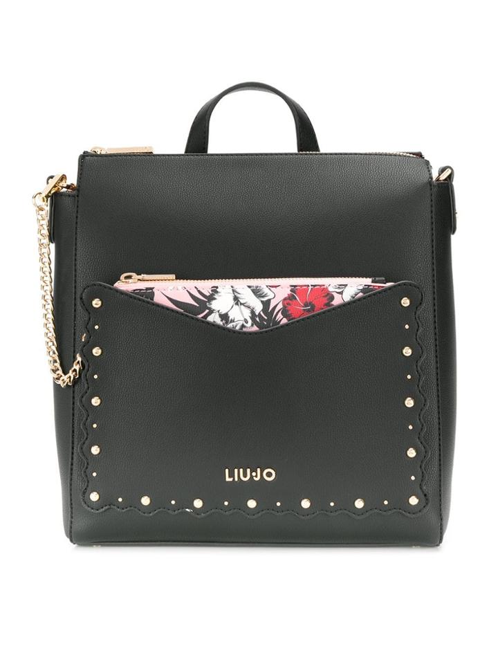 Liu Jo Floral Pouch Backpack - Black