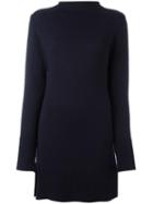 Société Anonyme 'vulcano' Knitted Dress, Women's, Size: Small, Blue, Wool