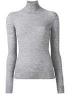 Joseph Turtleneck Pullover, Women's, Size: Small, Grey, Cashmere