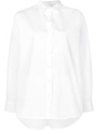 Toteme Button Down Shirt, Women's, Size: Large, White, Cotton