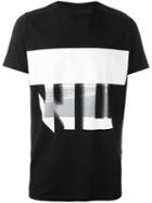 Nil0s 'nl' Print T-shirt, Men's, Size: 2, Black, Cotton