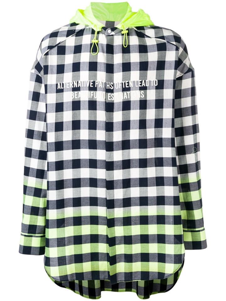 Juun.j Alternative Checked Shirt - Blue