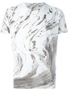 Saint Laurent Oil Slick Print T-shirt