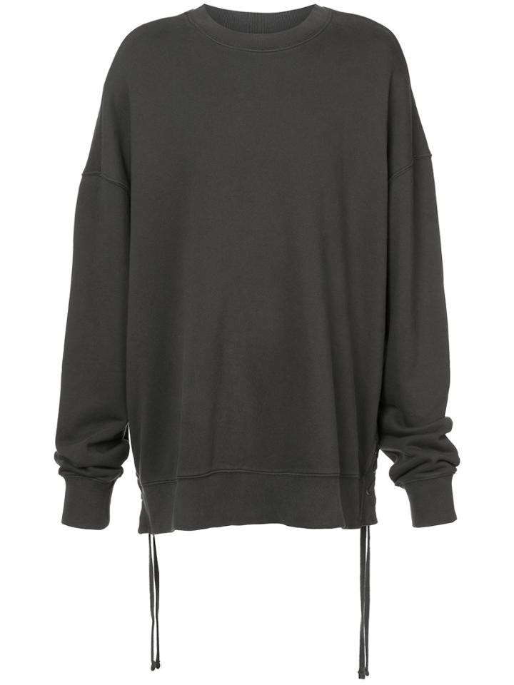 Faith Connexion Lace Detail Sweatshirt - Green