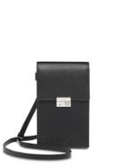 Prada Saffiano Leather Messenger Bag - Black