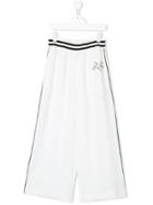 Elisabetta Franchi La Mia Bambina Contrast Trim Embellished Tracksuit