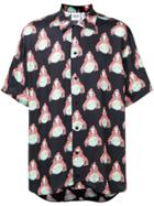 Sss World Corp Preacher Hawaiian Shirt - Black