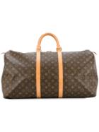 Louis Vuitton Vintage Keepall 55 Travel Bag - Brown