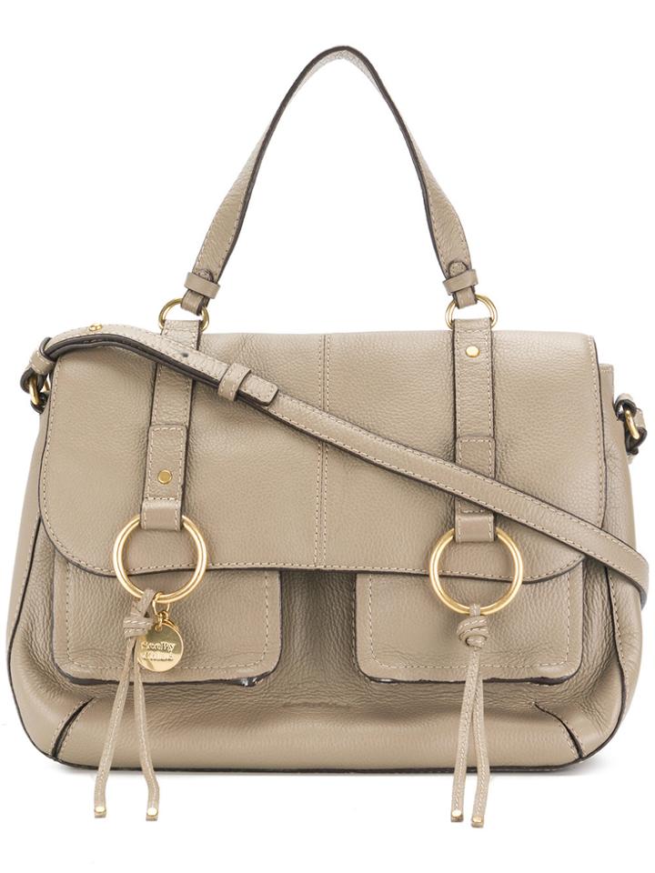 See By Chloé Large Filipa Satchel - Grey