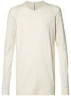 Devoa - Long Sleeve T-shirt - Men - Cotton - 3, White, Cotton