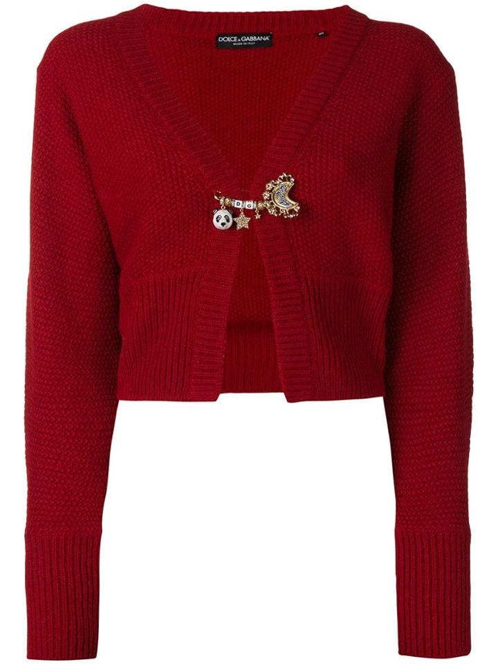 Dolce & Gabbana Textured Embellished Cardigan