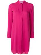 Harris Wharf London Concealed Front Dress - Pink & Purple