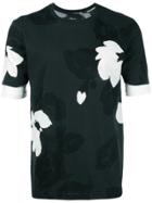 3.1 Phillip Lim Floral Pattern T-shirt - Black