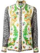 Versace Vintage Mix Print Shirt, Women's, Size: Medium
