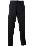 Dsquared2 Cargo Trousers, Men's, Size: 46, Black, Cotton/spandex/elastane