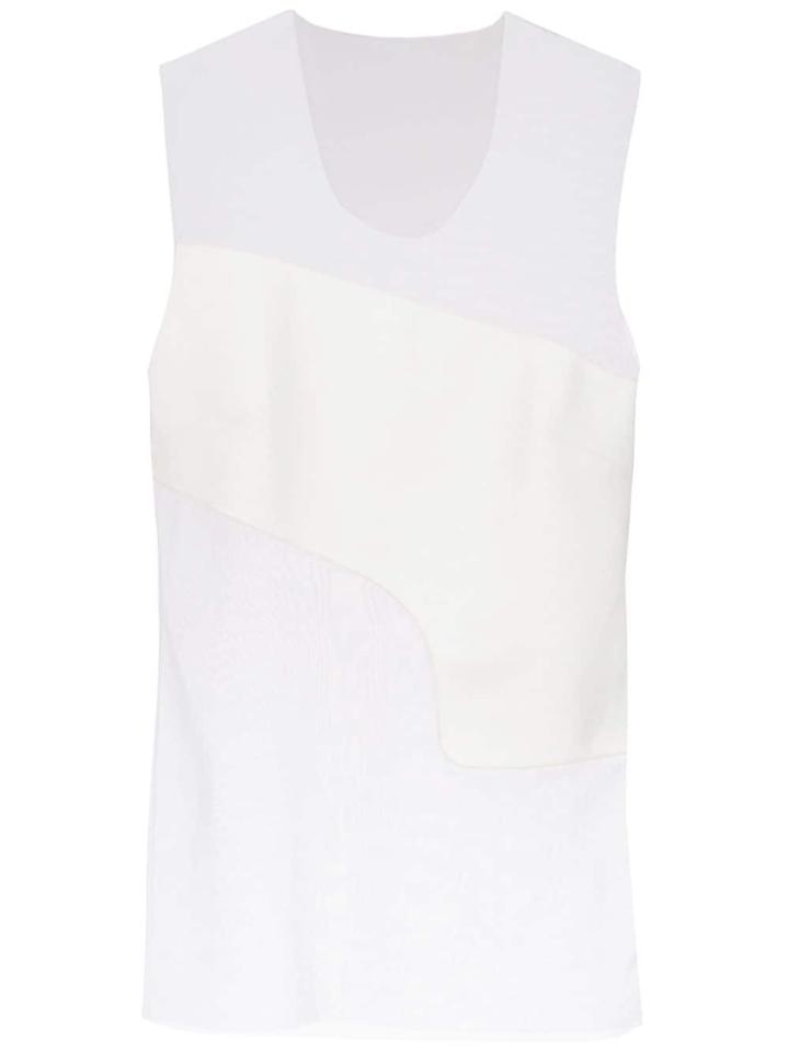 Gloria Coelho Top With A Sheer Construction - White