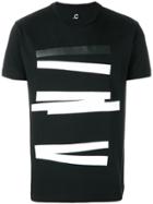 .complain Line Print T-shirt - Black