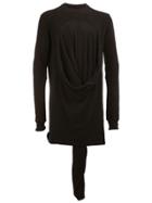 Rick Owens Drkshdw Cowl Detail T-shirt - Black