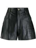 Manokhi Textured Shorts - Black