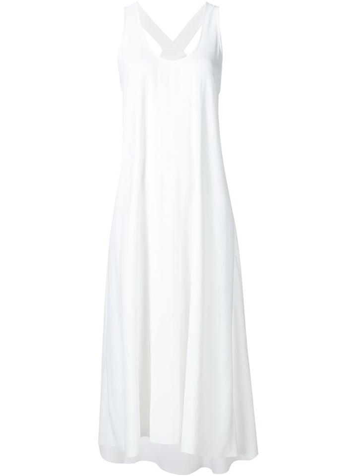 Helmut Lang Criss Cross Back Dress