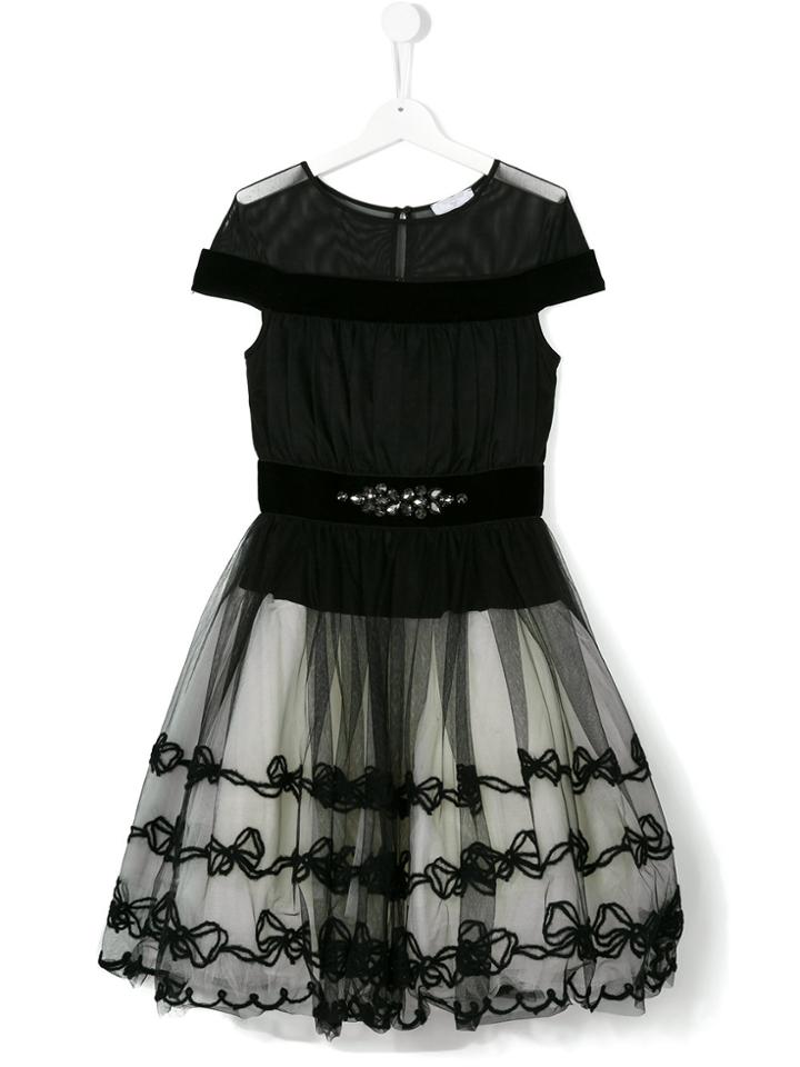 Monnalisa Tutu Dress - Black