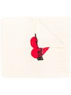 Philosophy Di Lorenzo Serafini Heart Patch Scarf - White