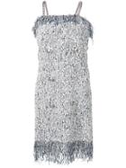 Balmain Tweed Mini Dress - White