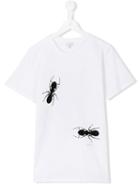 Paul Smith Junior Ant Print T-shirt, Boy's, Size: 16 Yrs, White