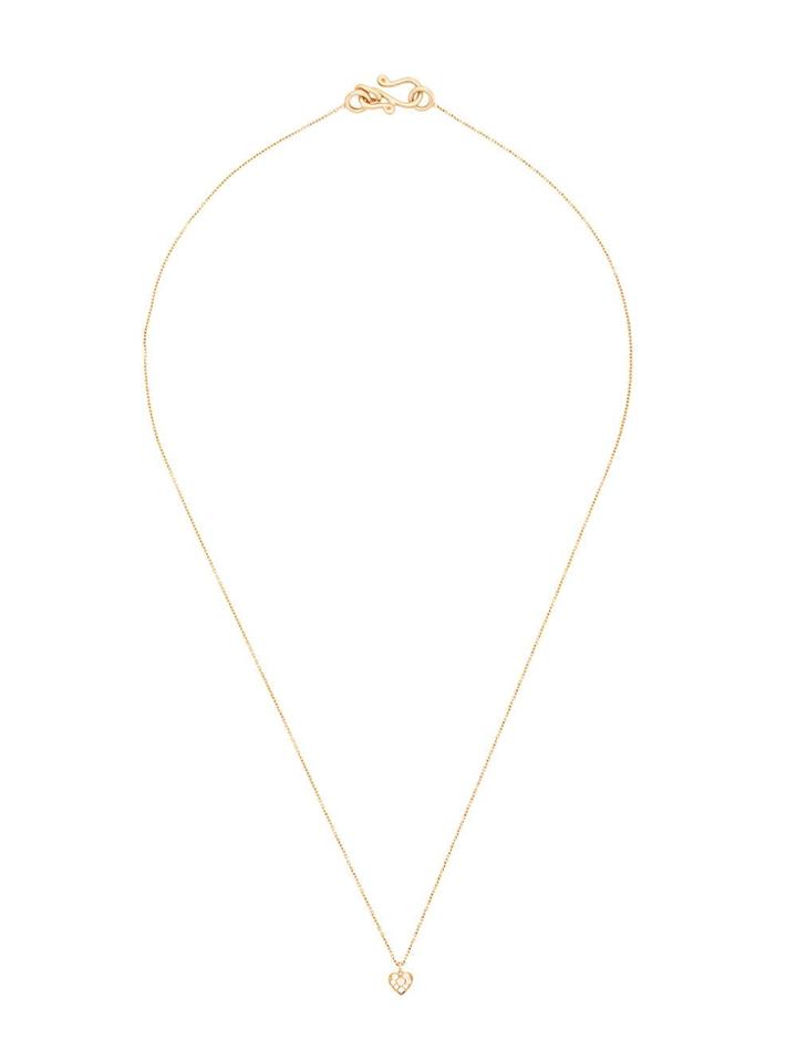 Sophie Bille Brahe 18kt Yellow Gold Coeur Diamant Necklace