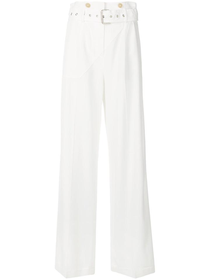 3.1 Phillip Lim Utility Belted Trousers - Nude & Neutrals