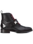Dsquared2 Contrast Lace Up Boots - Brown