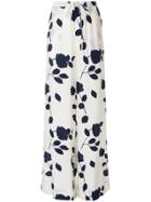 P.a.r.o.s.h. Flared Loose Fit Trousers - White