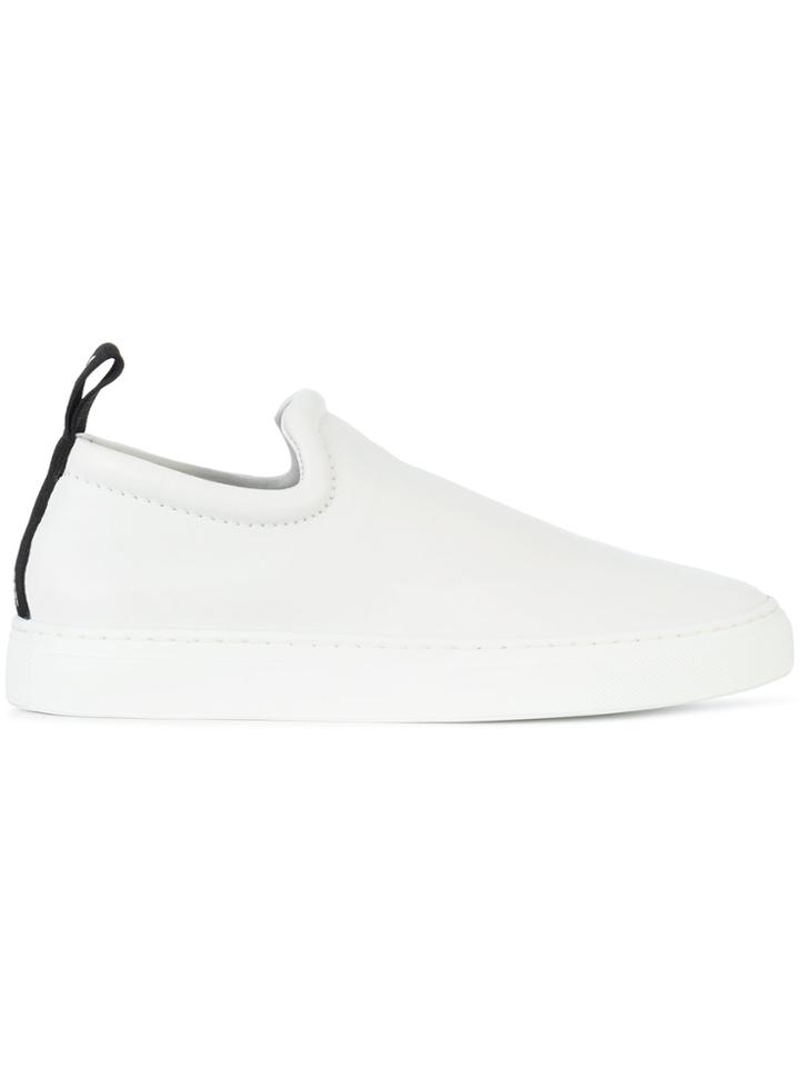 Joseph Logo Detail Slip-on Sneakers - White