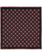 Gucci Gg Diamond Wool Shawl - Black