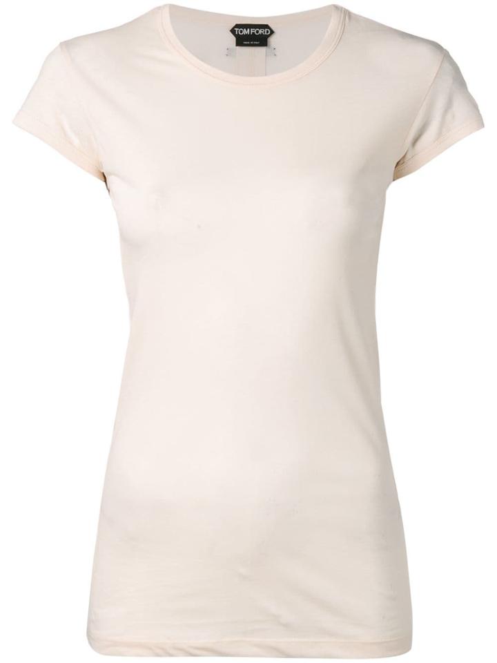 Tom Ford Round Neck T-shirt - Neutrals