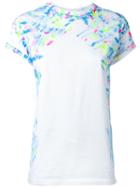 Forte Couture Paint Mark T-shirt, Women's, Size: Small, White, Cotton