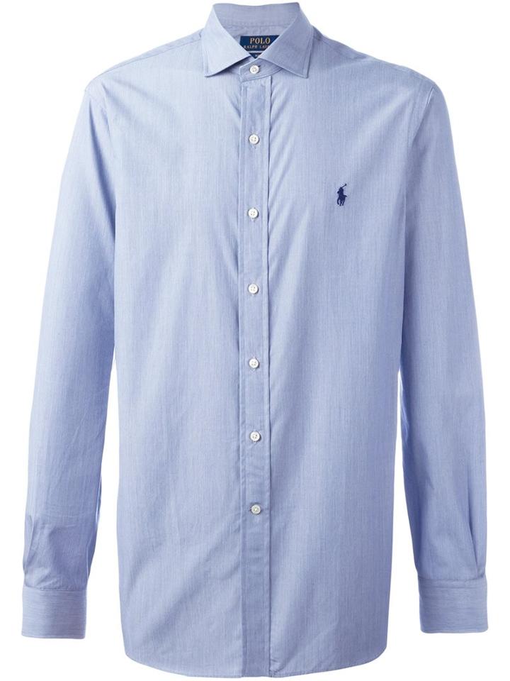 Polo Ralph Lauren Classic Shirt, Men's, Size: 16, Blue, Cotton