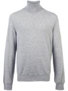 Maison Margiela Elbow Patch Turtleneck Jumper - Grey