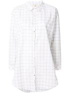 Cotélac Checked Shirt Dress - White