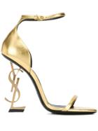 Saint Laurent Opyum 110 Sandals - Gold