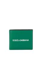 Dolce & Gabbana Logo Bi-fold Wallet - Green