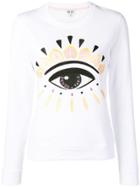 Kenzo Evil Eye Embroidered Sweatshirt - White