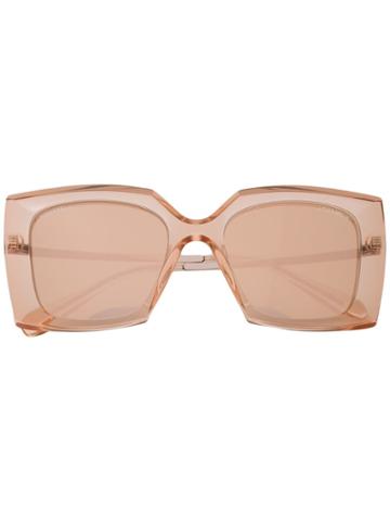 Chanel Eyewear Oversized Square Frame Sunglasses - Pink