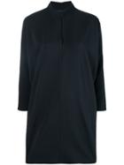 Gianluca Capannolo Slit Neck Cocoon Dress - Black