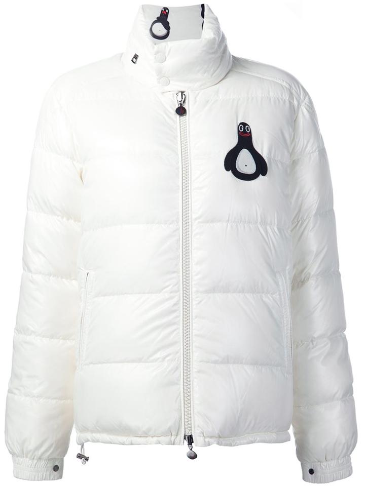 Moncler Moncler X Friendswithyou Reversible 'malfi' Print Jacket, Women's, Size: 2, White, Polyamide/goose Down