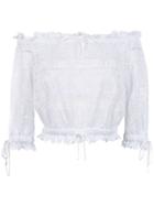 Cecilia Prado Off The Shoulder Andresa Blouse - White